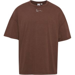 Karl Kani Shirt  bruin / wit