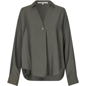 SECOND FEMALE Blouse 'Timeline'  donkergrijs