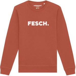 Watapparel Sweatshirt ' Fesch '  ecru / lichtbruin