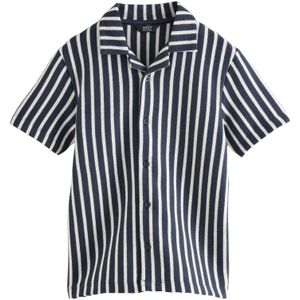 Next Overhemd 'Regular Fit'  navy / wit