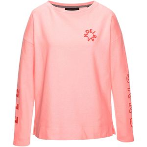 Elbsand - Andra - Sweatshirt - Koraal mêlee - Met Logoprint
