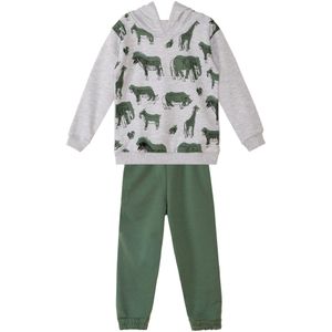 Denokids Trainingspak 'LMG Animals'  groen