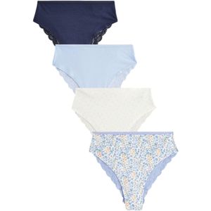 Next Slip  sand / nachtblauw / lichtblauw / wit