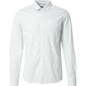 BLEND Overhemd 'BHAGGE'  blauw / wit