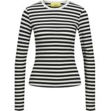 JJXX - JXCeline Gigi - Shirt - Zwart/Wit - Lange Mouwen