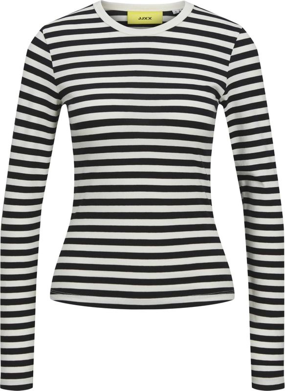 JJXX - JXCeline Gigi - Shirt - Zwart/Wit - Lange Mouwen