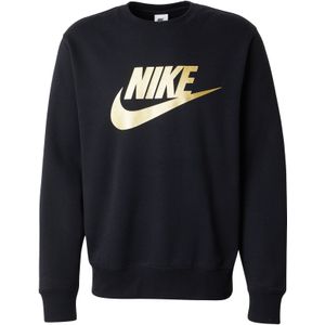 Nike Sportswear Sweatshirt 'CLUB'  lichtgeel / zwart