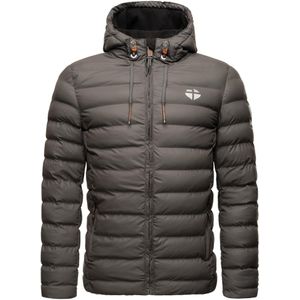 STONE HARBOUR Winterjas 'Zaharoo'  antraciet / wit