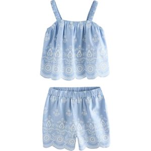 Next Set  blauw / wit