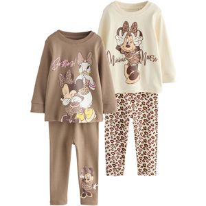 Next Nachtkledij 'Minnie Mouse'  ecru / lichtroze / wit