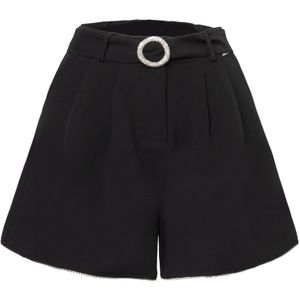 Influencer Bandplooibroek  zwart