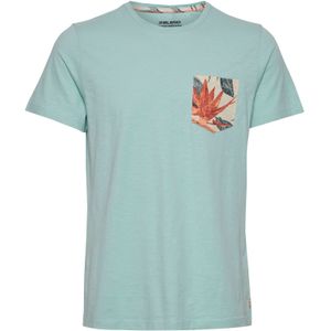 BLEND Shirt 'TROP'  turquoise / gemengde kleuren