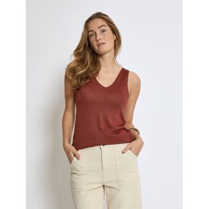 minus Gebreide top 'Carli'  roestrood