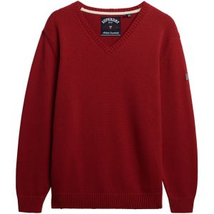 Superdry - Oversized V Neck Trui - Katoen