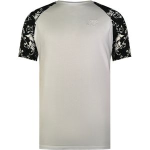 SikSilk Shirt 'Venetian'  zwart / wit