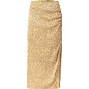 SECOND FEMALE Rok  beige / geel / zwart