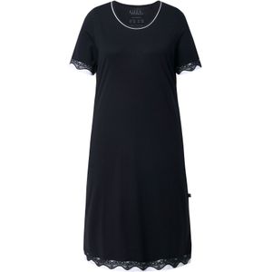 Ulla Popken Nachthemd  zwart / wit