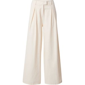 millane Bandplooibroek  crème