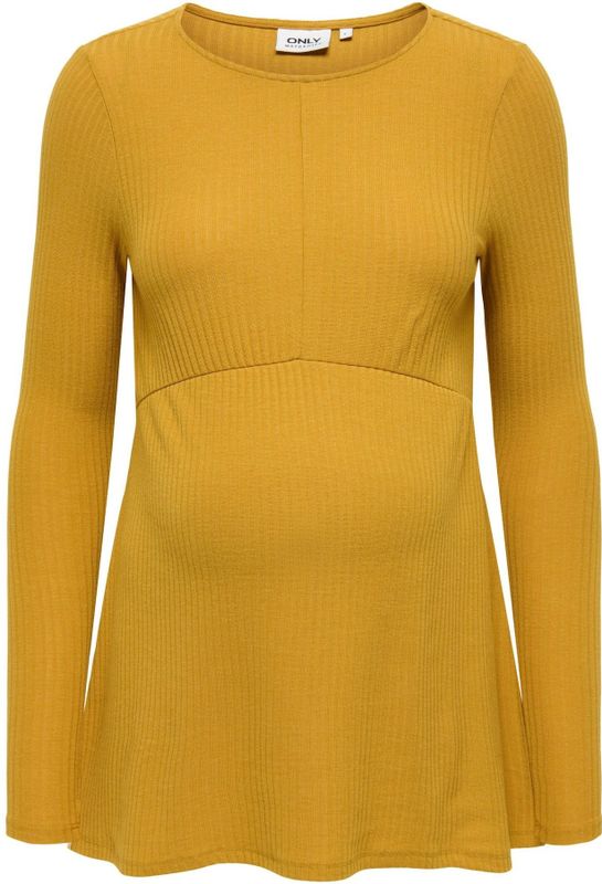 ONLY MATERNITY - Top - O-hals - Lange Mouwen - Regular Fit
