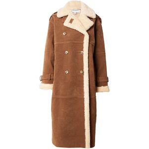 TOPSHOP Tussenmantel 'MELANIE'  bruin