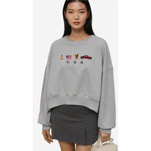 Hiccup Sweatshirt  marine / cognac / grijs / donkerrood