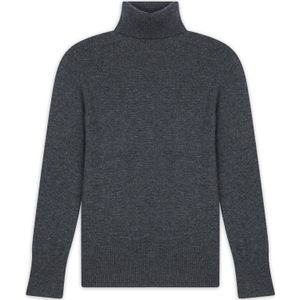 JUST CASHMERE Trui 'Lexie'  grijs gemêleerd