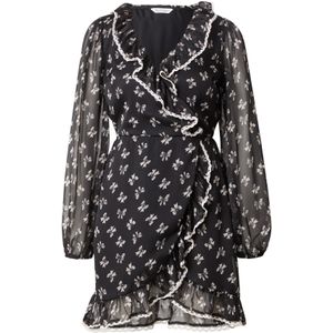 Miss Selfridge Jurk  zwart / offwhite