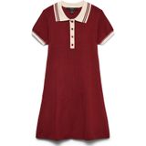 Vmfrancie - Midi-jurk - Gebreide Jurk - Knoop Detail - Regular Fit