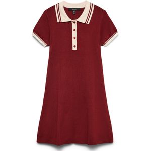 Vmfrancie - Midi-jurk - Gebreide Jurk - Knoop Detail - Regular Fit