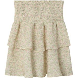 Rok - Kort - Geweven Stof - Vast Katoenen Koord - Casual