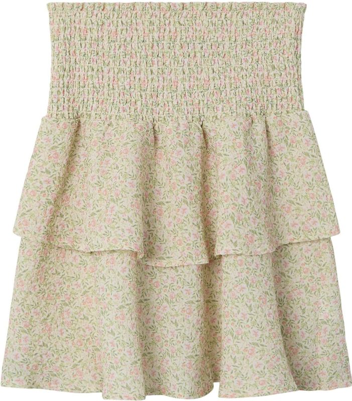 Rok - Kort - Geweven Stof - Vast Katoenen Koord - Casual