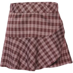 KOROSHI Rok  donkerrood / zwart / wit