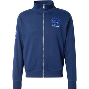 La Martina Sweatvest  blauw / marine / wit