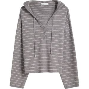 Bershka Trui  grijs / natuurwit