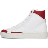 nae - London - Sneakers - Rood/Wit - Hoog