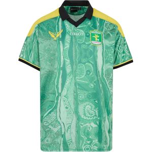 Carlo Colucci Shirt  marine / geel / groen / lichtgroen