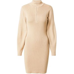 millane Gebreide jurk  beige