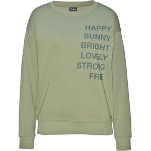 BUFFALO Sweatshirt  grijs / groen / zwart / wit