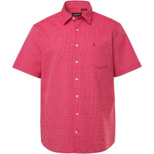 Men Plus Overhemd  purper / wit