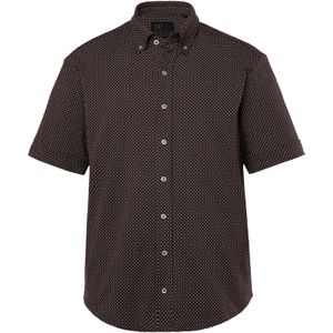 JP1880 Overhemd  bruin / wit