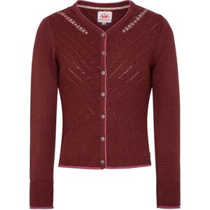 SPIETH & WENSKY Gebreid vest 'Abby'  bordeaux