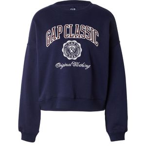 GAP Sweatshirt  navy / donkerbruin / wit