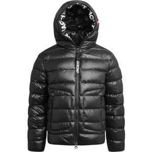 JACK1T Outdoorjas ' R4D Tramline Puffer Racer Lux'  zwart
