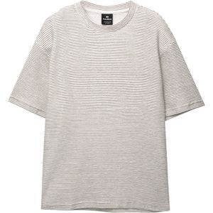 Pull&Bear Shirt  bruin / offwhite