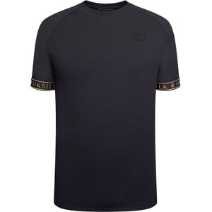 SikSilk Shirt  beige / zwart