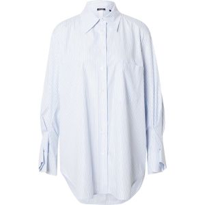 JOOP! Blouse 'Benice'  pastelblauw / offwhite