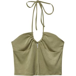 Pull&Bear Top  olijfgroen