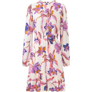 LASCANA Jurk  kobaltblauw / curry / orchidee / rosa / wit