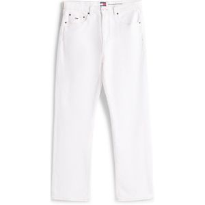 Jeans - Denim White - Stijlvolle Pasvorm - Met Riemlussen