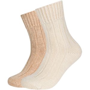 camano Sokken  sand / offwhite